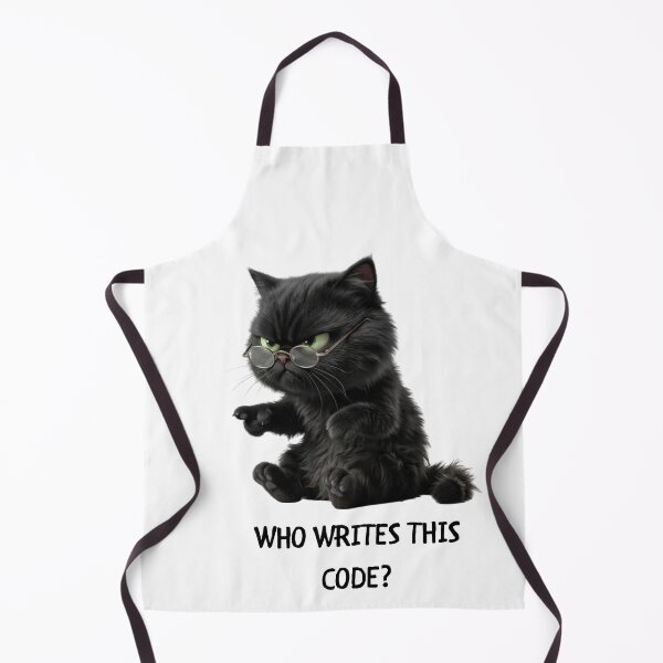 Item preview, Funny Programmer Gift Who Writes This Code Cat Developer Humor Shirt designed and sold by Dev Mode.