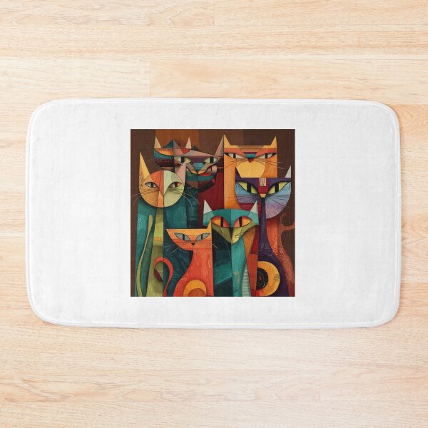 Item preview, Colorful Abstract Cats designed and sold by GaysonSmith.