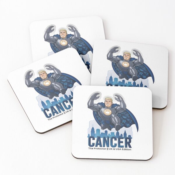 Item preview, Cancer The Protector Superhero Zodiac Sign Art designed and sold by Zodiac Celestial Art.