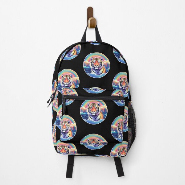 Item preview, Funny Bengal Tiger Colorful Rainbow Cute Boys Girls Kids designed and sold by rafaeltto.