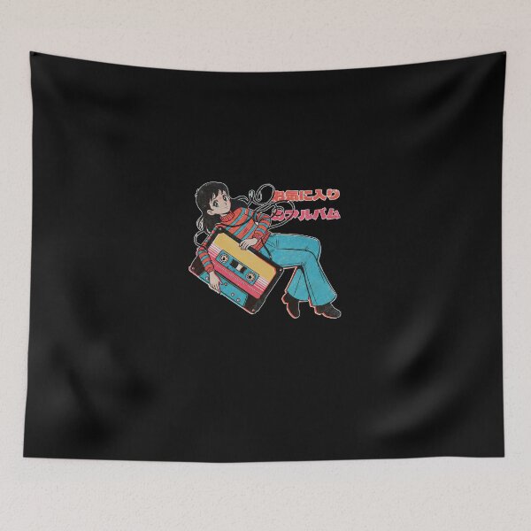Item preview, Retro 80s Anime Girl - Vintage Cassette Tape Lo-Fi Aesthetic #7993 designed and sold by pple-frame.