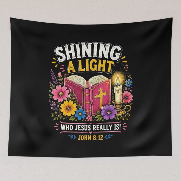 Item preview, Shining A Light Who Jesus Really is - John 8 12 designed and sold by OlakunleOloroz.