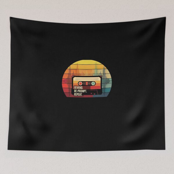 Item preview, Vibrant cassette tape with motivational quote on colorful background #5717 designed and sold by pple-frame.