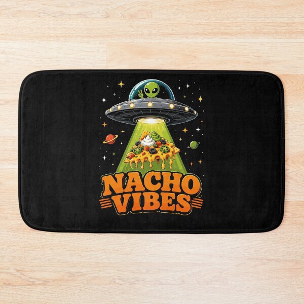Item preview, Nacho Vibes Funny Alien UFO Food Humor designed and sold by JasKei-Designs.