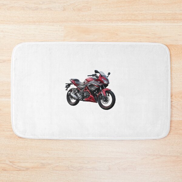 Item preview, Red Sport Motorcycle with Aerodynamic Racing Fairings designed and sold by Artisan Finds Online.
