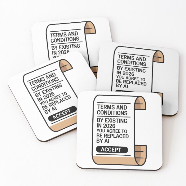 Aperçu de l'œuvre Terms And Conditions By Existing In 2026 AI Joke créée et vendue par Bianca Oltean.