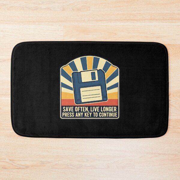 Item preview, Vintage floppy disk save often live longer sticker #9617 designed and sold by pple-frame.