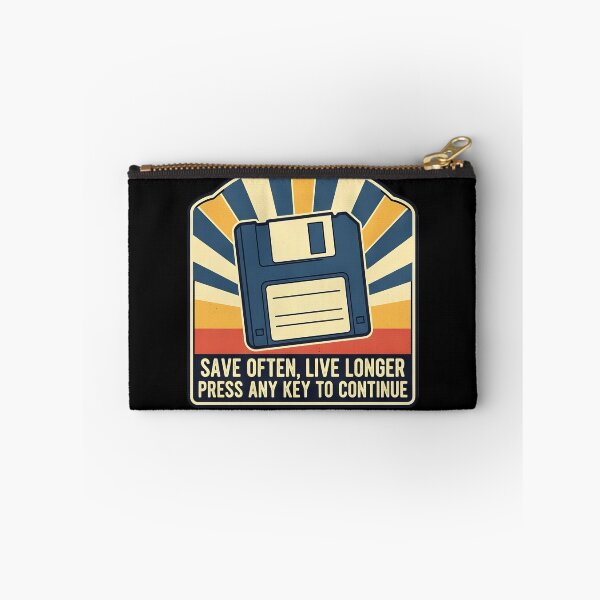 Item preview, Vintage floppy disk save often live longer sticker #9617 designed and sold by pple-frame.