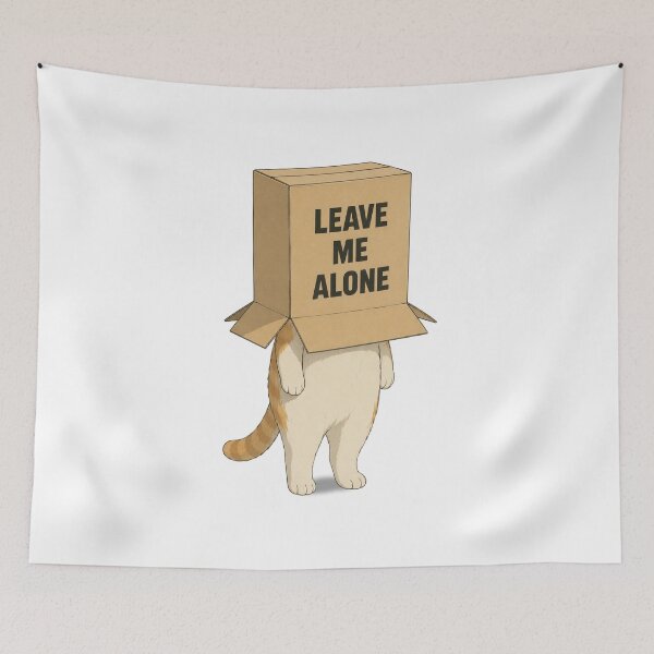 Item preview, Leave me alone designed and sold by Crazycatgraphic.