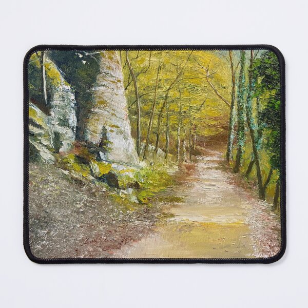 Item preview, Path to a ruined castle above Dürnstein, Austria designed and sold by Dai Wynn Fine Art.