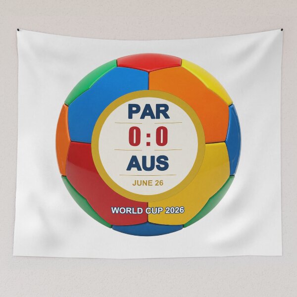 Item preview, PAR 0–0 AUS | FIFA World Cup 2026  designed and sold by ariksworld.