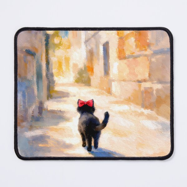 Item preview, Cute Cat Walking Sunny Street designed and sold by M-Y-A-R-T-.