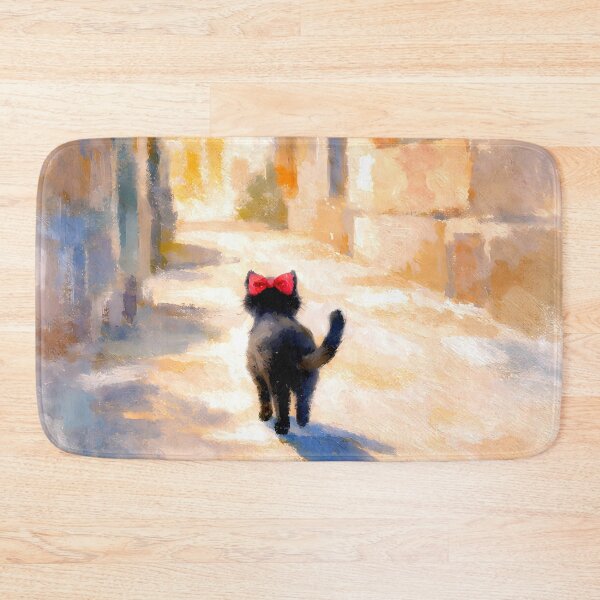 Item preview, Cute Cat Walking Sunny Street designed and sold by M-Y-A-R-T-.