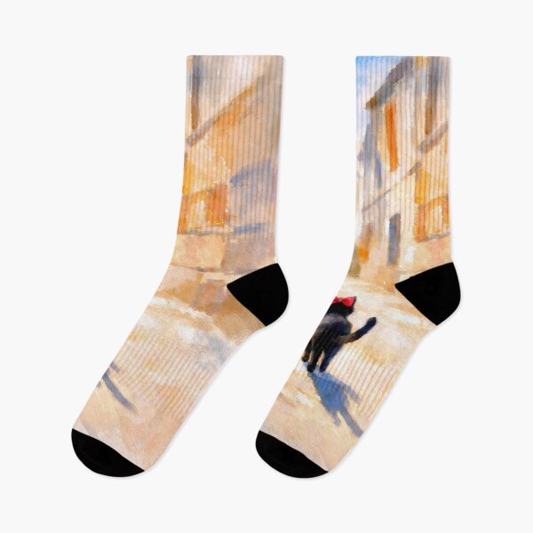 Item preview, Cute Cat Walking Sunny Street designed and sold by M-Y-A-R-T-.