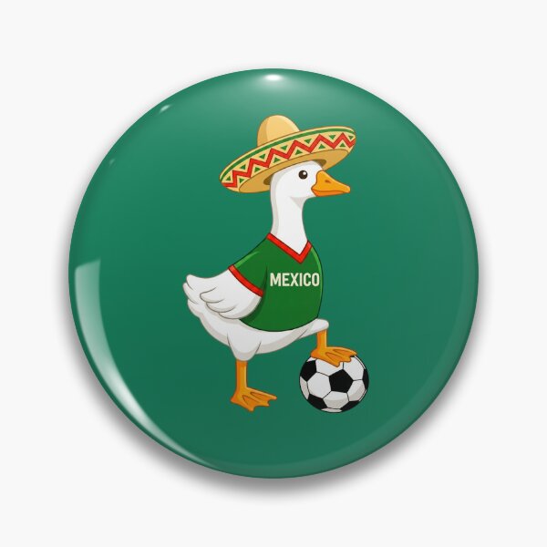 Item preview, World Cup Mexico Soccer Goose Duck designed and sold by chibichibii.