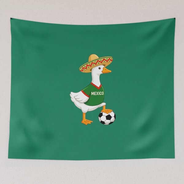 Item preview, World Cup Mexico Soccer Goose Duck designed and sold by chibichibii.