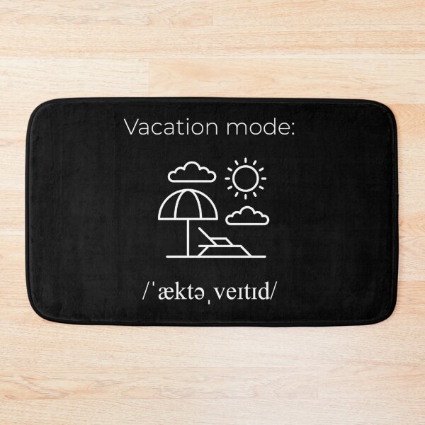 Item preview, Vacation Mode Activated Funny Summer Teacher Design designed and sold by GrafenAcademy.