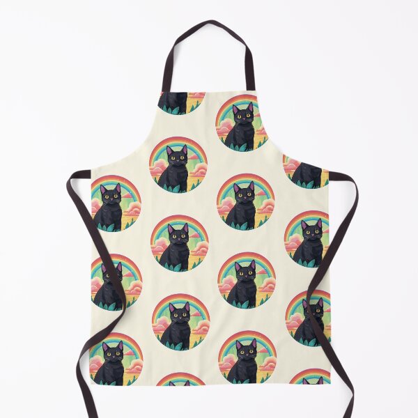 Item preview, Funny Black Cat Colorful Rainbow Cute Mom Dad Kids designed and sold by rafaeltto.
