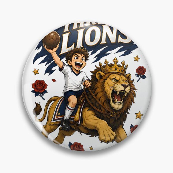 Item preview, England Lion Football Fan T-Shirt designed and sold by Drofted.