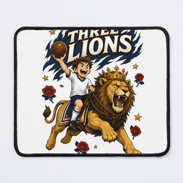 Item preview, England Lion Football Fan T-Shirt designed and sold by Drofted.