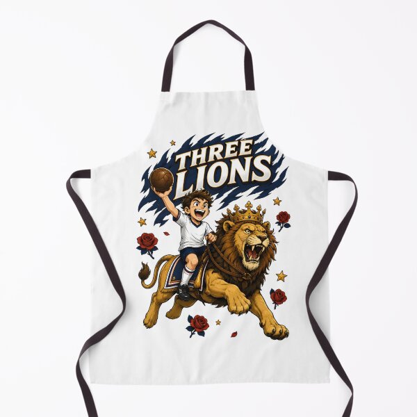 Item preview, England Lion Football Fan T-Shirt designed and sold by Drofted.