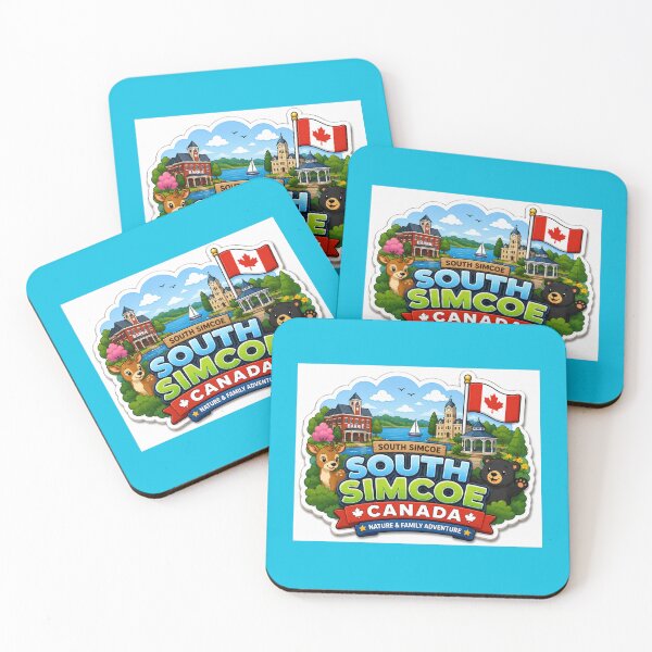 Item preview, South Simcoe Canada Cute 3D Kids Label   designed and sold by PaintMeWorld.