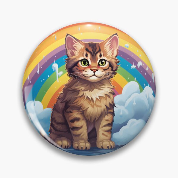 Item preview, Funny Bobcat Colorful Rainbow Cute Mom Dad Kids designed and sold by rafaeltto.