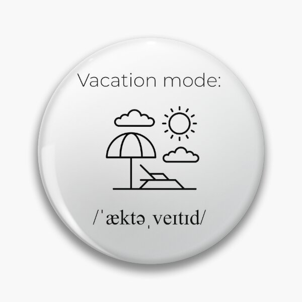 Item preview, Vacation Mode Activated Funny Summer Teacher Design designed and sold by GrafenAcademy.