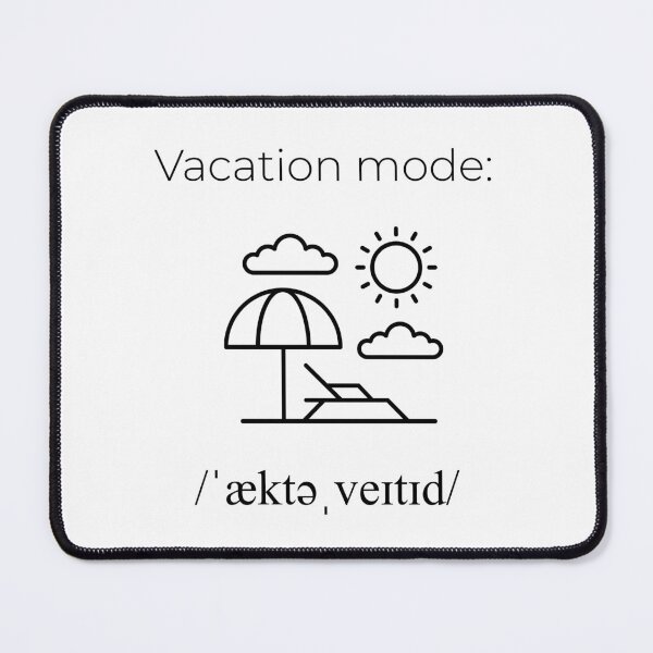 Item preview, Vacation Mode Activated Funny Summer Teacher Design designed and sold by GrafenAcademy.