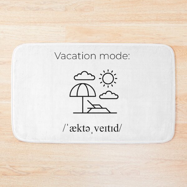 Item preview, Vacation Mode Activated Funny Summer Teacher Design designed and sold by GrafenAcademy.