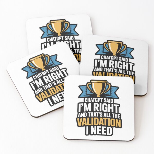 Aperçu de l'œuvre The AI Said Im Right Teacher Validation Trophy créée et vendue par Bianca Oltean.