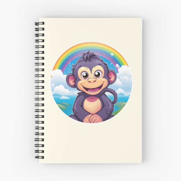 Item preview, Funny Chimpanzee Colorful Rainbow Cute Boys Girls Kids designed and sold by rafaeltto.