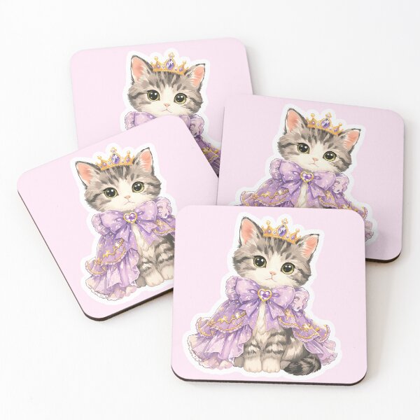 Item preview, purple crown princess kitty designed and sold by sara747.