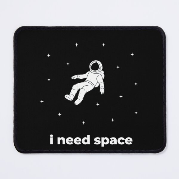 Item preview, I Need Space T-Shirt | Funny Astronaut Mental Health Dark Humor Gift | Minimalist Space Design designed and sold by K Mood Studio.