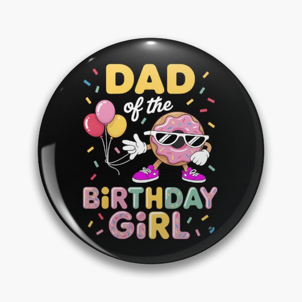 Item preview, Dad Of The Birthday Girl Dabbing Donut Fathers Day designed and sold by SapfireStuArt.