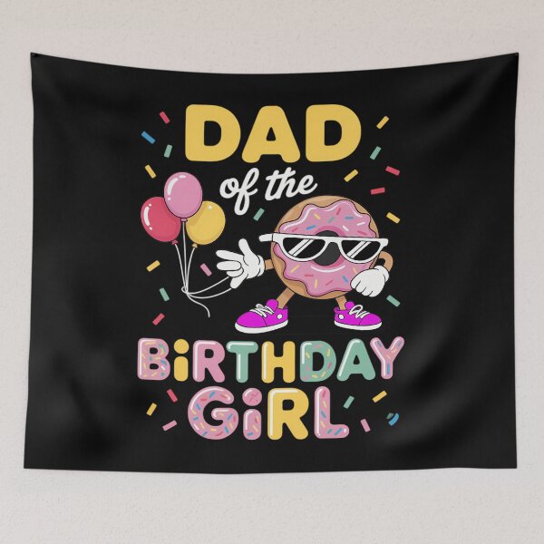 Item preview, Dad Of The Birthday Girl Dabbing Donut Fathers Day designed and sold by SapfireStuArt.