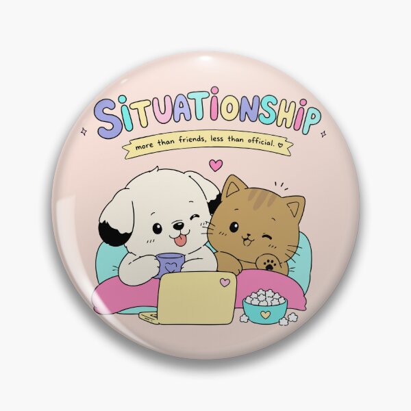 Item preview, Situationship - More Than Friends Cute Cat and Dog designed and sold by snewen.