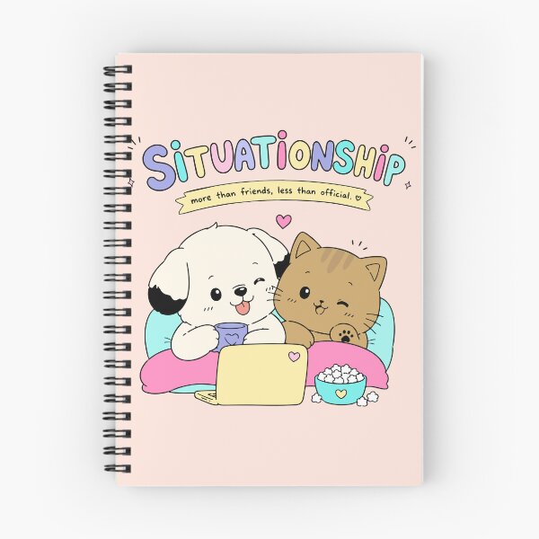 Item preview, Situationship - More Than Friends Cute Cat and Dog designed and sold by snewen.