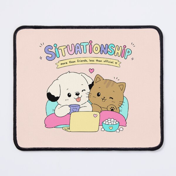Item preview, Situationship - More Than Friends Cute Cat and Dog designed and sold by snewen.