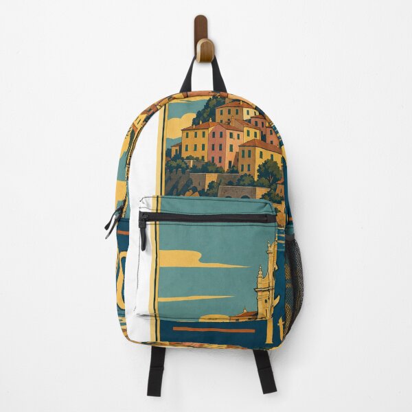 Item preview, Cervo Italy Travel Souvenir Retro Illustration designed and sold by VisualArtsOasis.