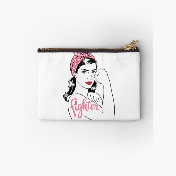 Item preview, Fighter Rosie The Riveter Breast Cancer Awareness designed and sold by SapfireStuArt.