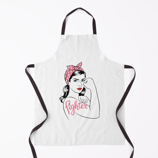Item preview, Fighter Rosie The Riveter Breast Cancer Awareness designed and sold by SapfireStuArt.