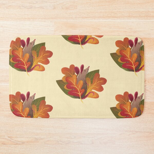 Item preview, Autumn Mouse Among Golden Oak Leaves designed and sold by Pryhozha.