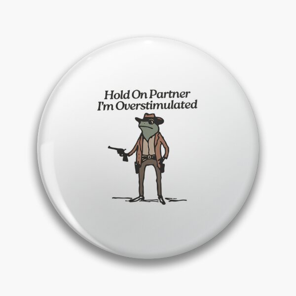 Item preview, Hold-On-Partner-I'm-Overstimulated designed and sold by PeaceTypo.