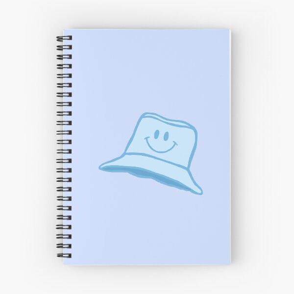Item preview, Cartoon Baby Blue Smiley Bucket Hat  designed and sold by CamilasPrints.