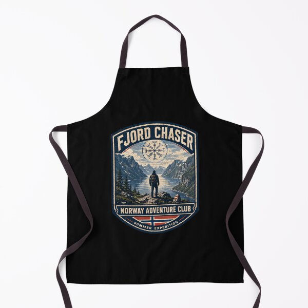 Item preview, Fjord Chaser Norway Adventure Club Vintage Hiking Badge designed and sold by R3X .