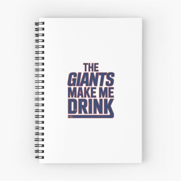 Item preview, The Giants Make Me Drink – Funny Sports Fan designed and sold by PeaceTypo.
