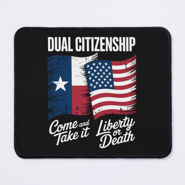 Item preview, Texas Independence Day Dual Citizen Texan American Flag designed and sold by MutedMoods.