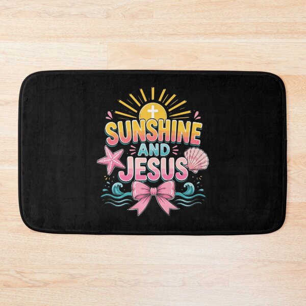 Item preview, Summer Vacation Sunshine And Jesus Christian Beach designed and sold by OlakunleOloroz.