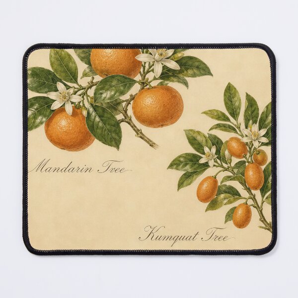 Item preview, Vintage Citrus Botanical Fruit Trees Illustration designed and sold by NuvoraNest.